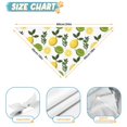 thumbnail image 6 of Dog Bandana 1 Pack,Yellow Lemon Fruits White Pattern Bandanas for Dogs,Cat Bandana,Small/ Large Dog Bandana 2 Size,Dog Bandanas, 6 of 6