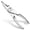 silver, variant on WORKPRO 4.5" Long Nose Slip Joint Pliers, Heat-Treated Alloy Steel Pliers with Two-Position Adjustment, Cross-Serrated Grip, Anti-Rust Finish for Tight Spaces & Versatile Use