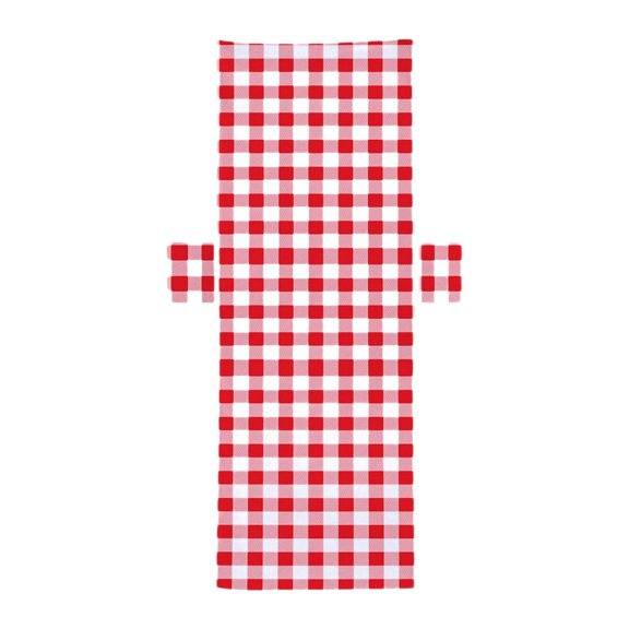 oshhni Beach Chair Cover Towel 75x200cm Cover for Beach Summer Travel Red