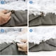 thumbnail image 3 of Colchón autocalentable para gatos y cachorros, cuenta con felpa suave 2 en 1 con parte inferior antideslizante, alfombra lavable para mascotas, otoño invierno, para dormir en interiores, perfecto, 3 of 4
