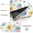 thumbnail image 2 of Easter Area Rug 5x8 Washable Rug Non Slip Spring Watercolor Bunny Eggs Daisy Flowers Large Area Rug Soft Stainresistant Indoor Floor Carpet for Living Room Bedroom Home Office Dining Room Nursery, 2 of 8