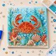thumbnail image 6 of Ocean Theme Pearl Art DIY Kit, 3D Sparkling Coastal Wall Decor Octopus DIY Pearl Painting Kit, Relaxing Craft Ocean Diamond Art for Adults, Beach Lovers, F, 6 of 7