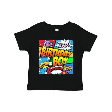 

Inktastic Birthday Boy Comic Book Gift Toddler Boy Girl T-Shirt