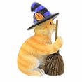 thumbnail image 3 of Ganz Trick Or Treating Cat - One Cat Figurine 3.5 Inch, Polyresin - Halloween Kitten Costume Eh56193 Witch, 3 of 3