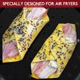 thumbnail image 4 of Raindrops 4Pcs Reusable Silicone Mat for Air Fryer Nonstick and Heat Resistant 8 Inch, 4 of 6