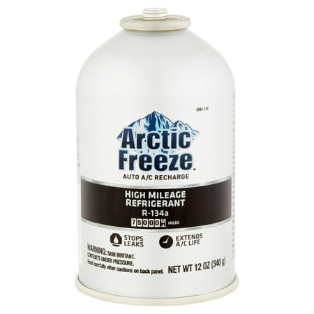 Arctic Freeze Auto AC Recharge R-134a High Mileage (Best Way To Recharge Car Ac)