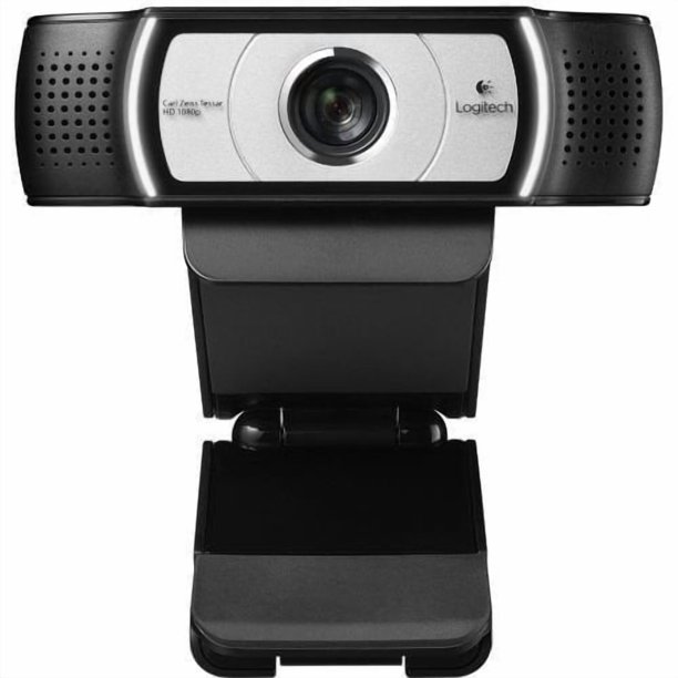 Cámara web Logitech C930e - 30 fps - USB 2.0 - 1 paquete - Vídeo 1920 x 1080 - Enfoque automático - Zoom digital 4X (Renovada)