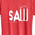 thumbnail image 3 of Saw - White Logo Short Sleeve Graphic T-Shirt, 3 of 5