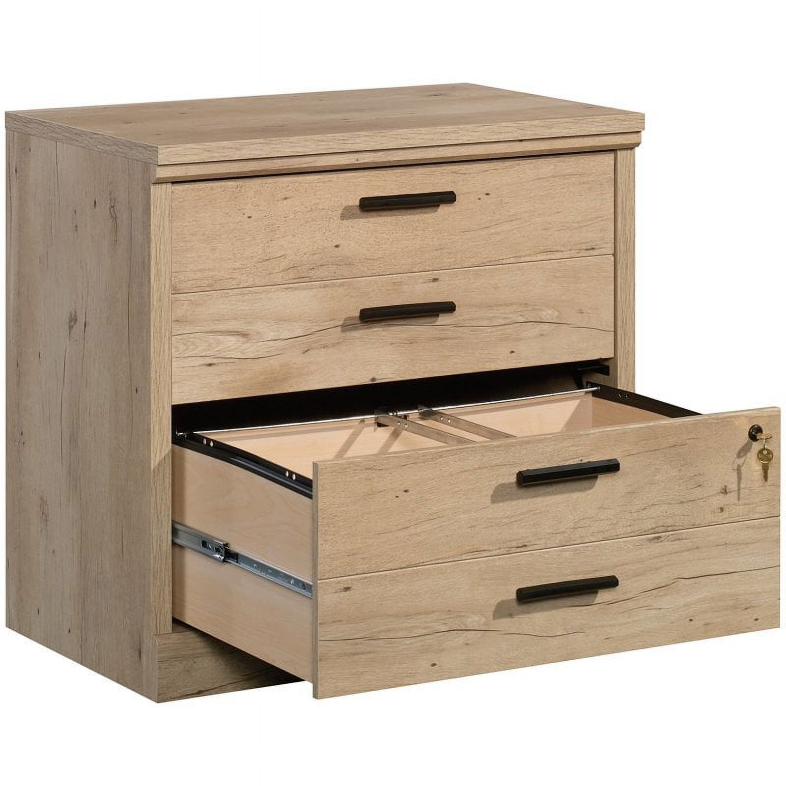 UrbanPro 2-Drawer Modern Engineered Wood Lateral File Cabinet in Prime Oak - image 3 of 10
