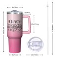 thumbnail image 2 of Insulated Chaos Coordinator Gift: 40oz Tumbler with Handle, Stainless Steel Coffee Cup, Funny Present for Women Boss Coworker Teacher Nurse Mom, 2 of 5