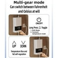 thumbnail image 3 of Instant Water Heater 3000W Electric Tankless Water Heater Wall-Mounted with LED Display Temperature Adjustment Remote Control for Home Kitchen Bathroom, 3 of 6