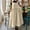 *Khaki, variant on ClodeEU Women's Sleeveless Round Neck Linen Blend Maxi Dress with Pockets, Casual Loose A-Line Long Dress Black,Women's Plus L