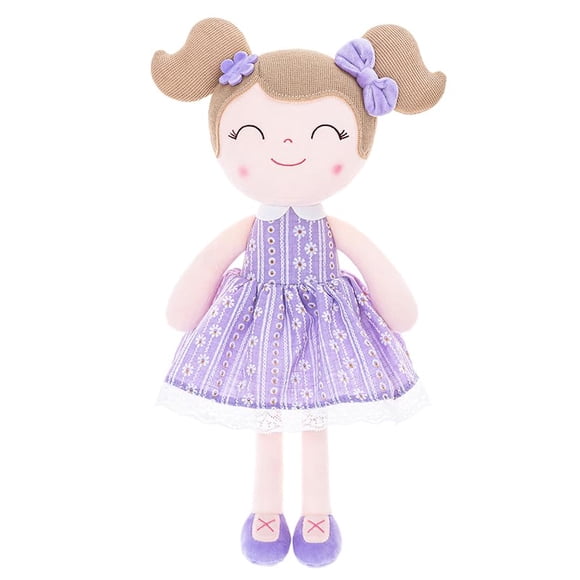 Gloveleya Regalos para Niñas Muñeca De Felpa Suave - Margaritas Lavanda Juguete De Abrazo De 16 Pulgadas con Cesta Recuerdo Coleccionable Cumpleaños Pascua Baby Shower Navidad para Niñas