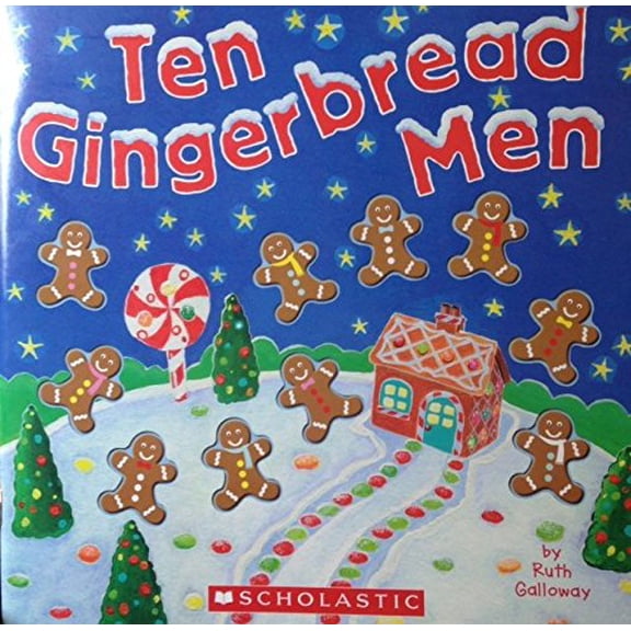Pre-Owned Ten Gingerbread Men (Paperback) 0545665418 9780545665414
