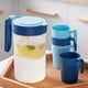 thumbnail image 4 of Juego de botellas de agua, recipiente de plástico de gran capacidad con 4 vasos, 1700 ml, azul o gris, para el hogar, la oficina y actividades al aire libre.,Vsgery, 4 of 9