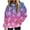 Multicolor, variant on Lorytime Cute Hoodies for Women Christmas Snowflakes Fleece Sweatshirt Long Sleeve Pullover with Pocket Loose Tops