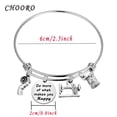 thumbnail image 2 of Brazalete acolchado con dijes de costura para amantes de la costura de Bracelet CHOORO, 2 of 7