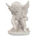 thumbnail image 2 of Northlight Reaching Cherub Angel Outdoor Garden Statue - 12", 2 of 6