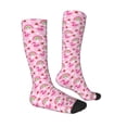 thumbnail image 4 of Lsque Cute Flamingo Printed Crew Socks Men's Women's LightWeight Thin Casual Calf Socks ,Knee High Socks,Cotton Socks, 4 of 9