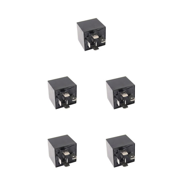 Scienceny Relé de 12 V/24 V, terminales de arranque electromagnético, relés de servicio de carga de corriente, fuente de alimentación Type2 NO2