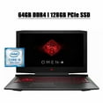 thumbnail image 1 of 2020 Newest HP Omen 15t Gaming Laptop I 15.6" FHD IPS Display I 9th Gen Intel Quad-Core i5-9300H (>i7-7700HQ) I 64GB DDR4 128GB PCIe SSD I 4G GTX 1650 Backlit Keyboard USB-C WIFI HDMI BT 5.0 Win 10, 1 of 5