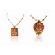 thumbnail image 1 of Kamada Combination of Shiv Tulsi (Basil) Pendant mala and exquisite radha krishna lotus Tulsi (basil) mala,Spritual Pendant Necklace for Women and Men, 1 of 5