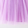 thumbnail image 5 of IVEYRTF Girls Christmas Dress Star Cake Tutu Princess Net Layered Puffy Dresses Flying Sleeve Party Holiday Formal Wear Elegant Outfit for Birthday Celebration Pageant(Purple#5,7-8 Years), 5 of 5