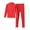 Red, variant on Annhoo Winter Turtleneck Outfits Long Sleeve Solid Color Comfortable Thermal Clothes Slim Fashion Underwear