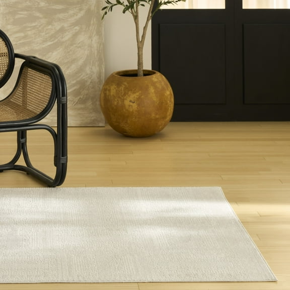 Nourison Nordic 5' x 7' Ivory Modern Indoor Rug
