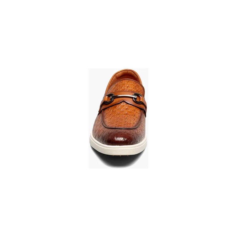 Stacy Adams Salyer Moc Toe Bit Slip On Walking Shoes Tan 