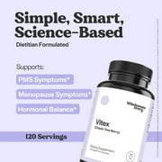 Wholesome Story Vitex Chasteberry Supplement for Women, Hormone Balance & Fertility Support, 120 Ct