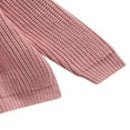 thumbnail image 3 of Toddler Boys Girls Knit Sweater Oversized Sweatshirt Fall Winter Pullover Tops, 3 of 6