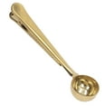 thumbnail image 2 of Stainless Steel Coffee Spoon, Internal Tooth Design Wide Range Applications Tight Sealing Coffee Measuring Spoon  For Food Bag Folder For Coffee Tea Golden,Silver,Rose Gold, 2 of 8