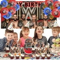 thumbnail image 3 of Party Supplies Tableware Plates Disposable Dinnerware Birthday Decorations, 3 of 4