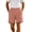 Pink, variant on Men's High Waist Pleated Casual Shorts Rolled Cuff Hem Relaxed Fit Summer Business Chino Bottoms