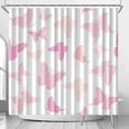 thumbnail image 3 of Shower Curtain,Decorative Retro Camera Doodle Hand Drawn Seamless Pattern Waterproof Bath Curtain Set for Bathroom,Bathtubs,Hotel with 12 Hooks,72x72in, 3 of 6