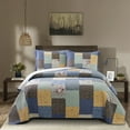 thumbnail image 3 of Courtepointe Boho avec Patchwork Décoratif, 3 of 38