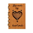 thumbnail image 2 of MXTPOV Special Gift Cards, You Pull On My Heartstrings Personalised Wooden Card, Valentines Days Gifts, Anniversary Gift Card, 2 of 5