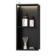 thumbnail image 1 of Ducha Niche Qeke de acero inoxidable de 30 x 60 cm con tira LED, 1 of 8