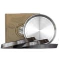 thumbnail image 1 of Premium Heavy Weight Stainless Steel Plates Set 4 Pack Kids Adults Elderly Camping, 1 of 5