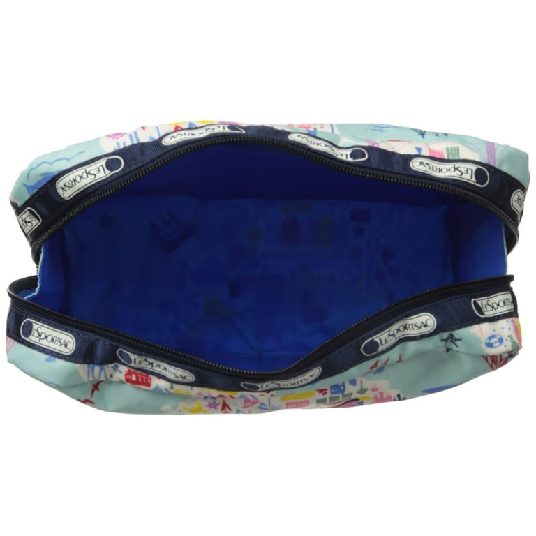 LeSportsac Classic Extra Large Rectangular Cosmetic Case Seaside Travel Walmart