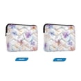 thumbnail image 7 of FORMRS 15-15.6 inch Laptop Sleeve Case Soft Carrying Quilted Computer Bag Cover, Purple Flower Pattern, 7 of 7