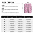 thumbnail image 4 of Kdxio Cute Watermelon Flamingo Print Mens Sleep Shorts Bottoms Soft Comfy Pajama Wear Pants with Drawstring Pockets, 4 of 7