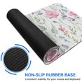 thumbnail image 6 of Long Mouse Pads for Desk,Pioneer Flower Floral Print Pattern Desk Mats on Top Of Desks, Desk Mouse Pad Extra Large with 3mm Non-Slip Base and Stitched Edge for Gaming,Office,Work,Home 35.4"x15.7", 6 of 6