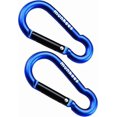 thumbnail image 1 of czcpp-2-Pack 8-Shaped Carabiner Clips Keychain, Spring Snap Caribeener, Aluminum Buckle Hook Accessories, 1 of 4