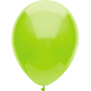 Way To Celebrate 12" All Occasion Lime Green Balloons, 15 Count