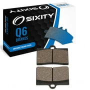 Sixity Q6 Front Organic Brake Pads compatible with ATK 600 DTM Dirt Track Motard 2003 Complete Set