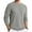 Gray, variant on Thrilos Mens Long Sleeve Shirts Crewneck Casual Tops Pullover Work Shirts Stretch Textured Knit T-Shirts with Pocket