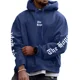 thumbnail image 1 of Sudadera Holgada Con Estampado De Letras Para Hombre, 1 of 8