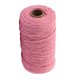 thumbnail image 1 of Toystoory 1 rollo de cuerda de algodón hecha a mano, 3mm de diámetro, cuerdas artesanales tejidas de un solo Color, 100m Artesanía Rosado Toystoory HA5320-05B, 1 of 6